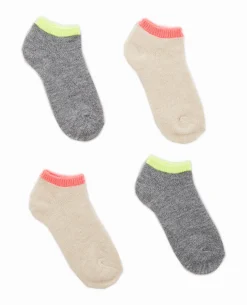 Paire De Chaussettes Basses - Gris Clair