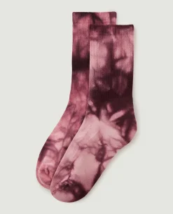 Paire De Chaussettes Tie And Dye - Violet
