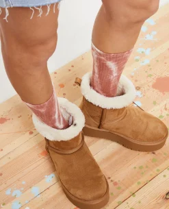 Paire De Chaussettes Tie And Dye - Rose