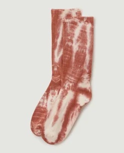 Paire De Chaussettes Tie And Dye - Rose