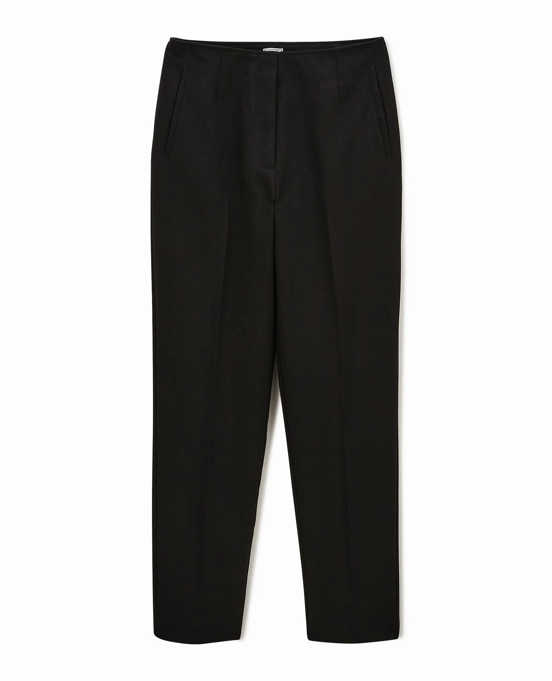 Pantalon Cigarette Taille Haute - Noir