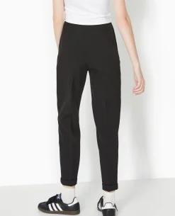 Pantalon City 7/8è;me Taille Haute - Noir
