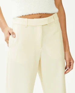 Pantalon De Costume Droit - Beige