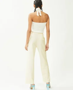 Pantalon De Costume Droit - Beige