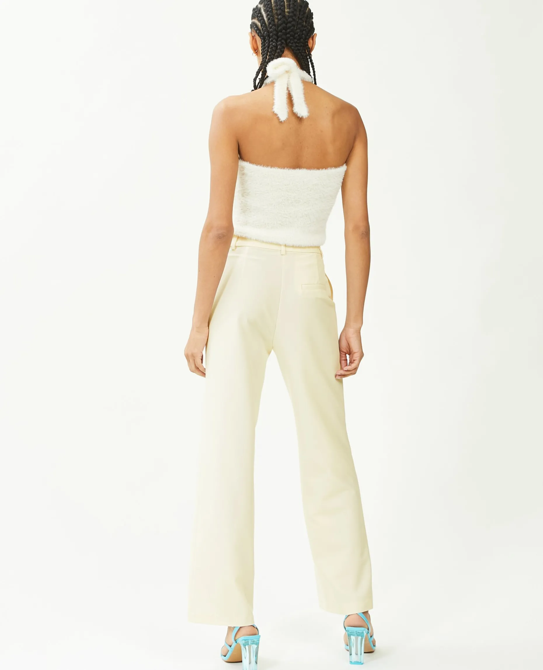 Pantalon De Costume Droit - Beige