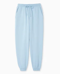 Pantalon De Jogging En Molleton - Bleu Clair
