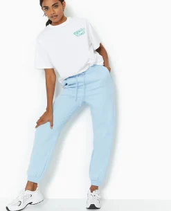 Pantalon De Jogging En Molleton - Bleu Clair
