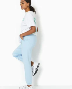 Pantalon De Jogging En Molleton - Bleu Clair