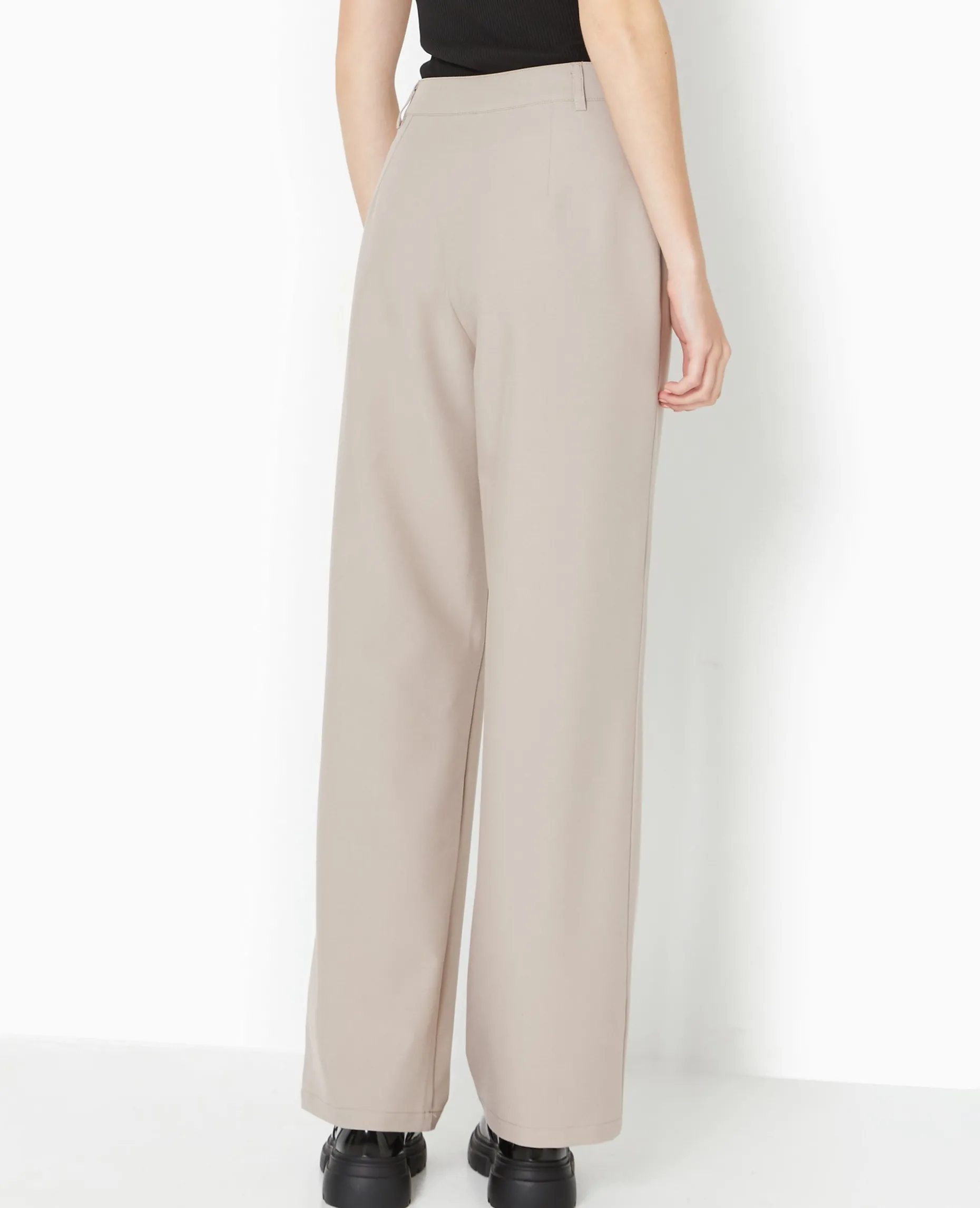 Pantalon Droit City - Beige