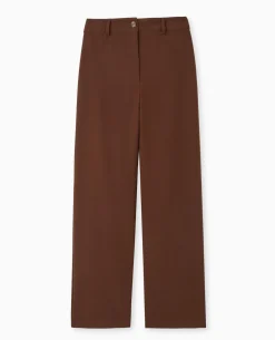 Pantalon Droit City - Marron