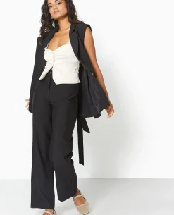 Pantalon Droit City - Noir