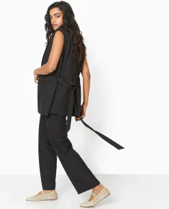 Pantalon Droit City - Noir