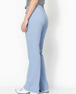 Pantalon Flare Taille Basse - Bleu