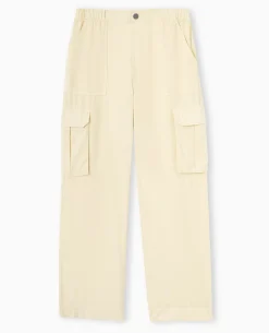 Pantalon Large Cargo - Beige