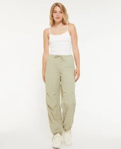 Pantalon Parachute - Vert Kaki