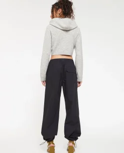Pantalon Parachute Ceinture élastiquée - Noir