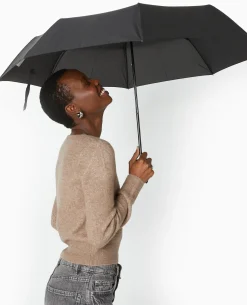 Parapluie Rétractable Avec Housse - Noir