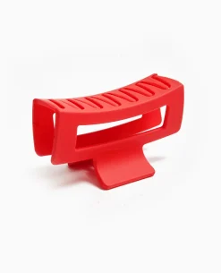 Pince Crocodile Rectangulaire - Rouge