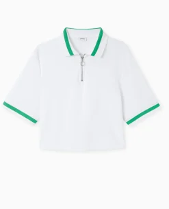 Polo En Tissu éponge - Blanc