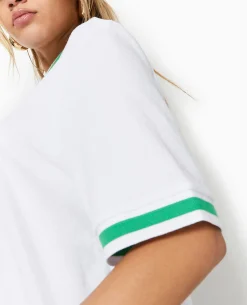Polo En Tissu éponge - Blanc