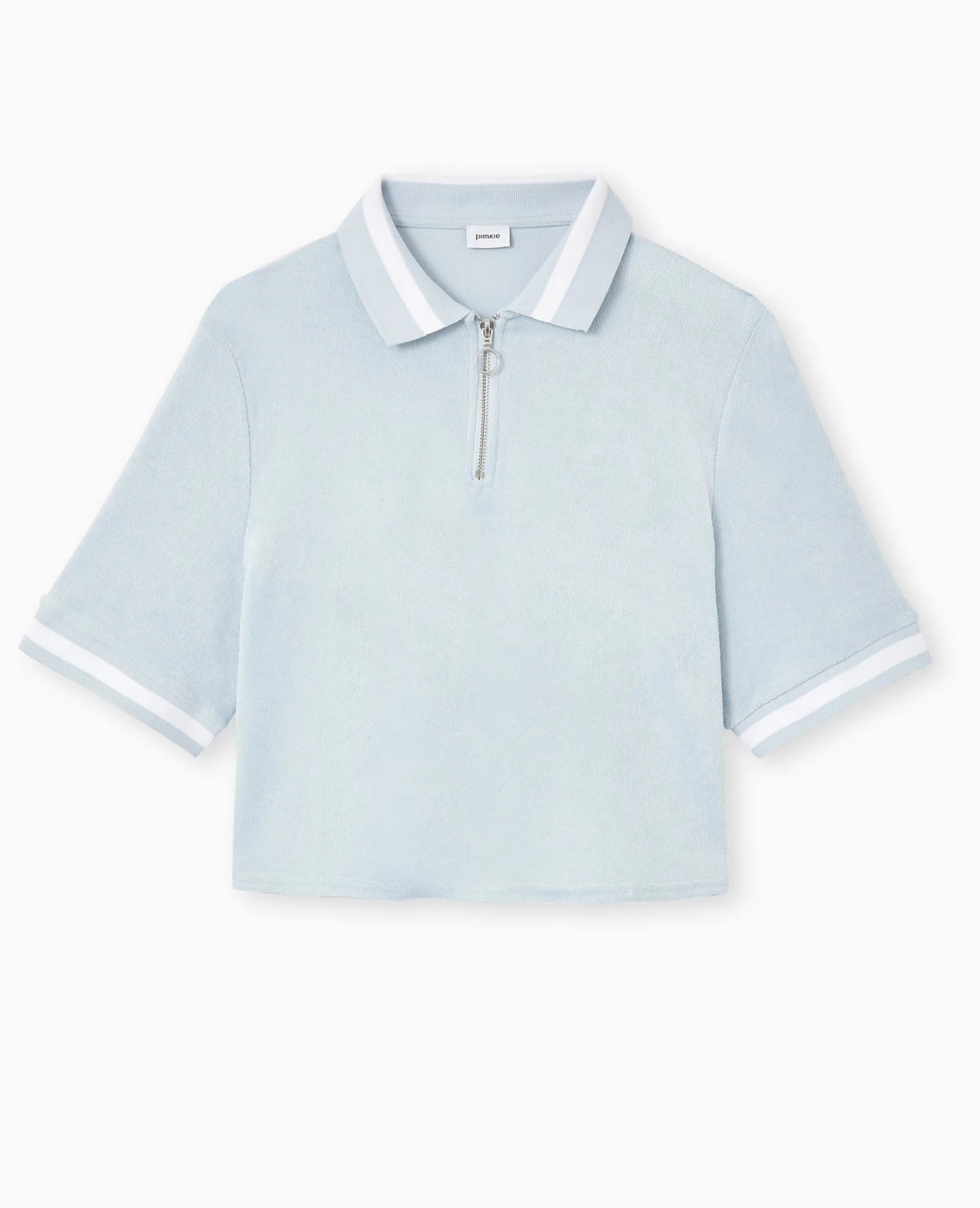 Polo En Tissu éponge - Bleu