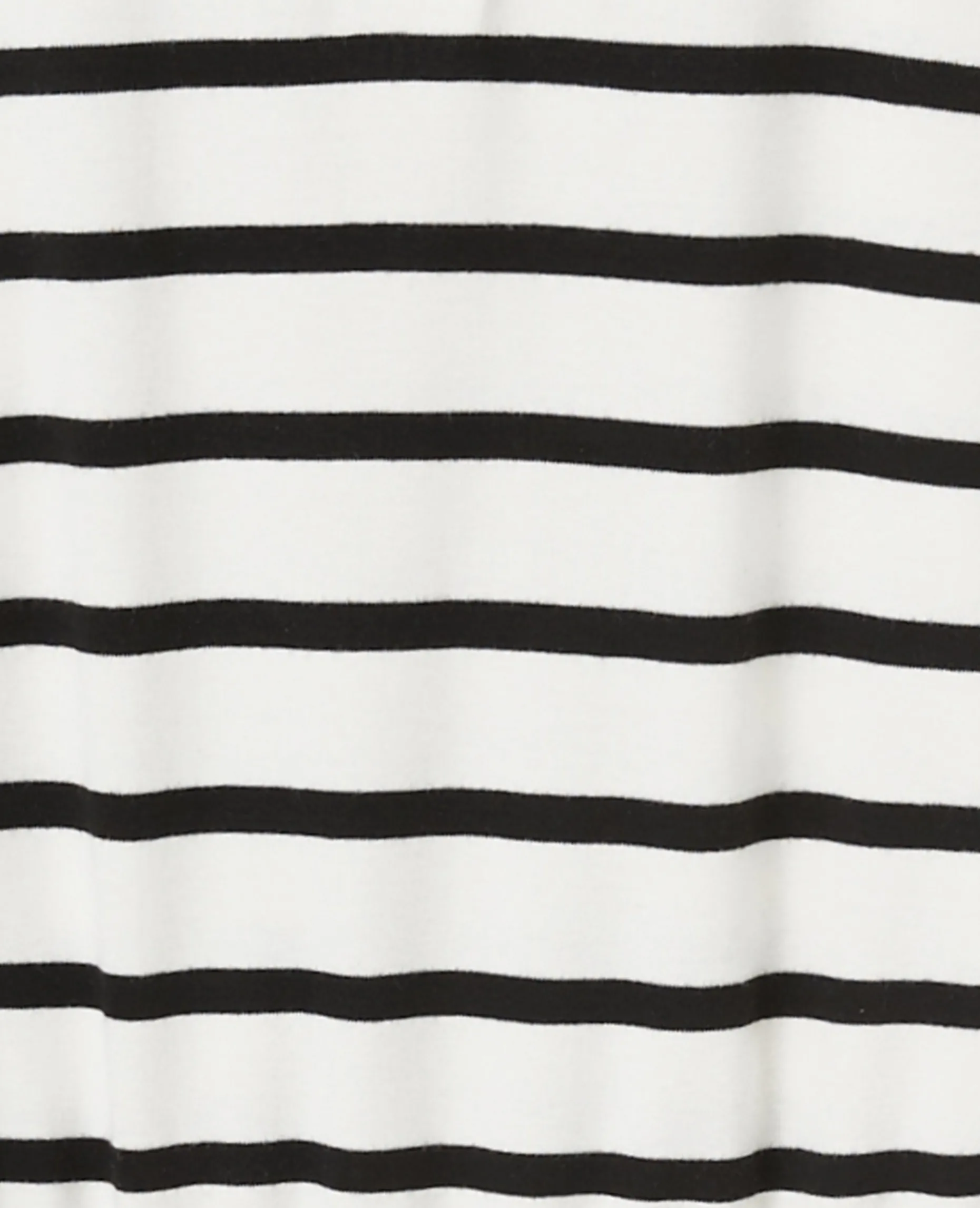 Polo Rayé Avec Base élastiquée - Blanc
