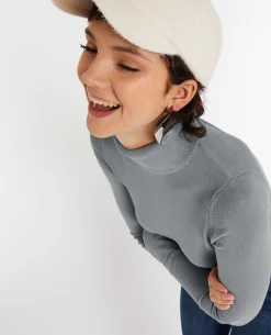Pull à Col Roulé - Gris