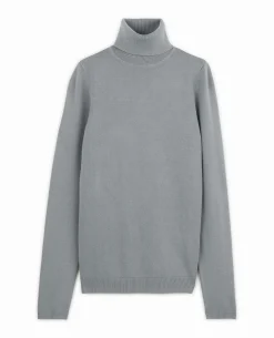 Pull à Col Roulé - Gris