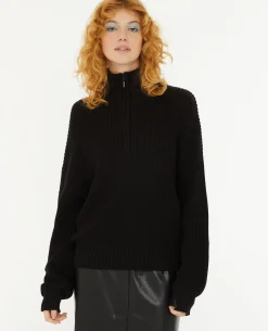 Pull Col Camionneur - Noir
