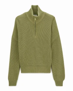 Pull Col Camionneur - Vert Kaki
