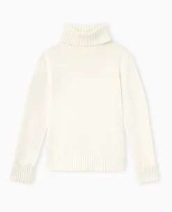 Pull Col Roulé - Blanc