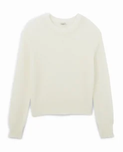 Pull En Maille Ajourée - Blanc