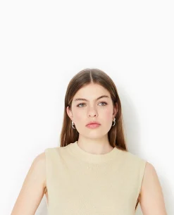 Pull Sans Manches - Beige