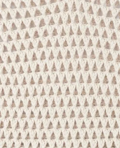 Pull Sans Manches En Maille Ajourée - Beige
