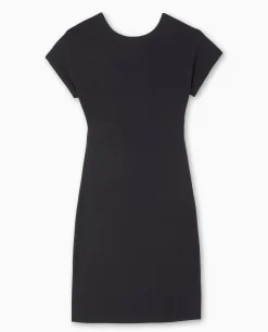 Robe Courte Avec Dos Ouvert - Noir
