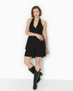Robe Courte Dos-nu - Noir