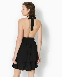 Robe Courte Dos-nu - Noir