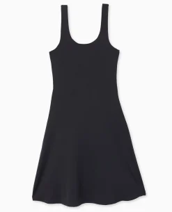 Robe Courte Forme Patineuse - Noir
