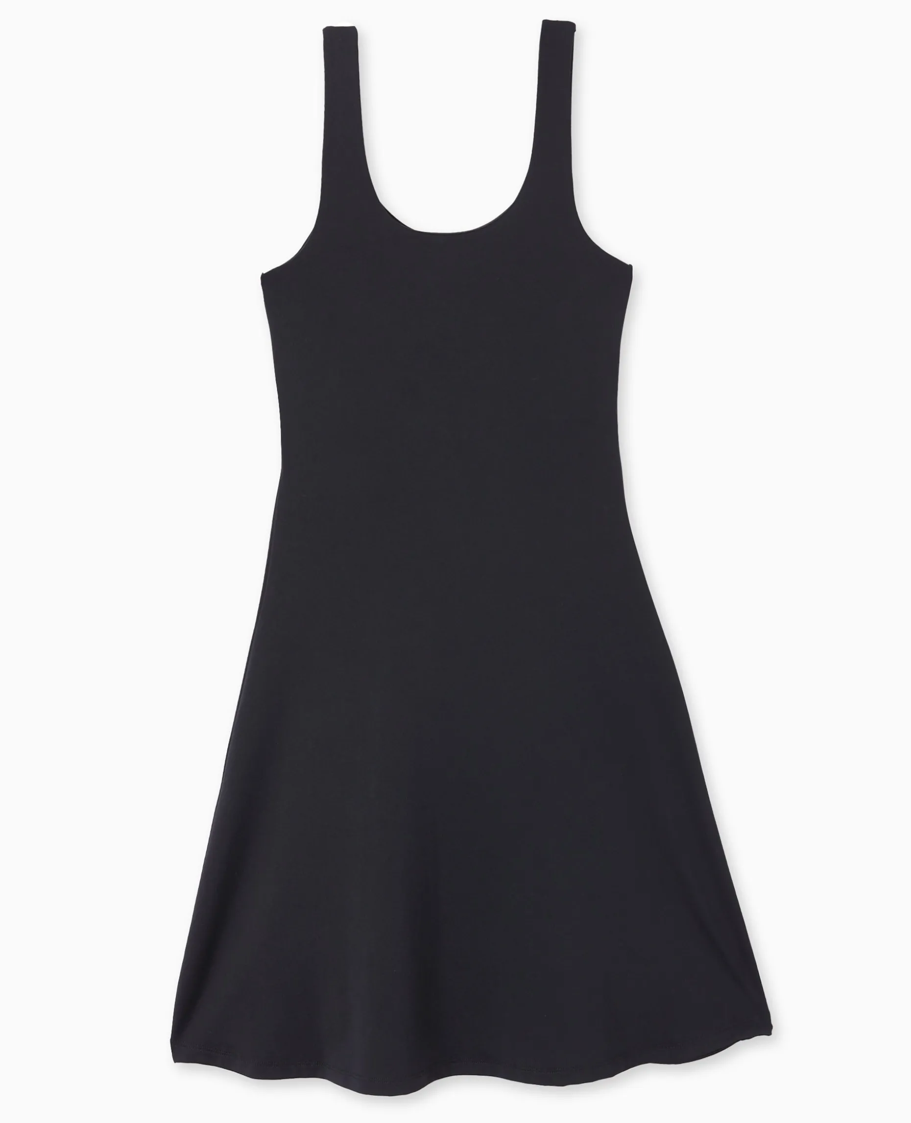 Robe Courte Forme Patineuse - Noir