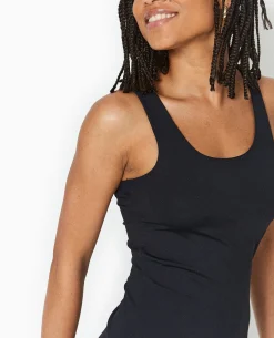 Robe Courte Forme Patineuse - Noir