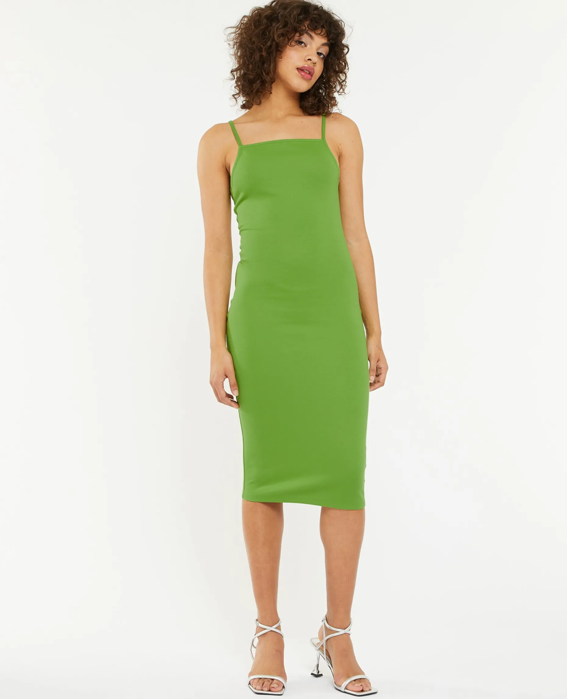 Robe Midi Moulante - Vert Kaki