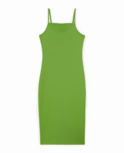 Robe Midi Moulante - Vert Kaki