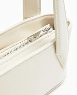 Sac Baguette Avec Grandes Poignées - Blanc