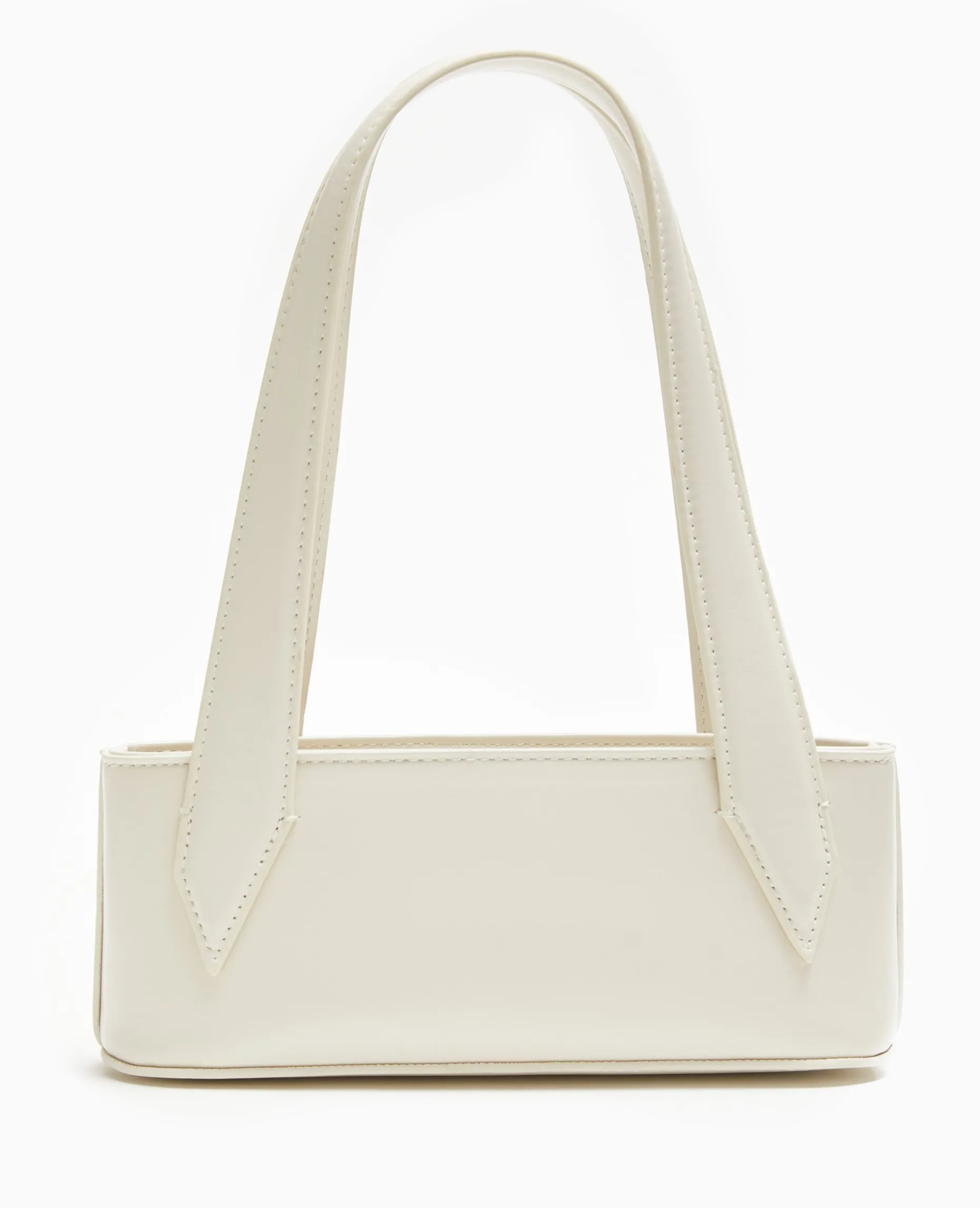 Sac Baguette Avec Grandes Poignées - Blanc
