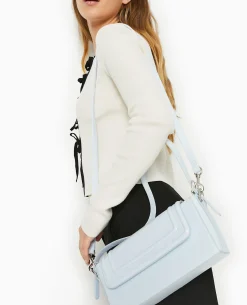 Sac Baguette Porté épaule - Bleu Clair