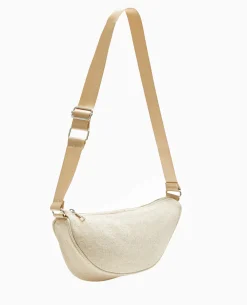 Sac Banane En Toile - Beige