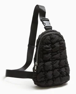 Sac Banane Matelassé - Noir