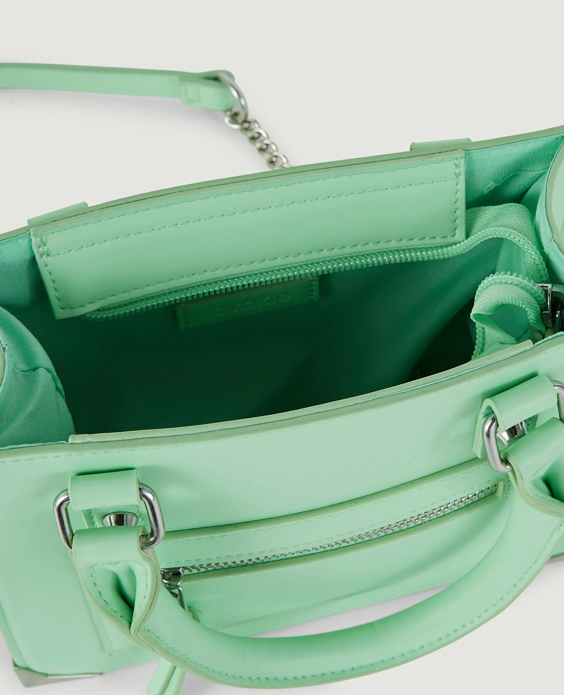 Sac Boxy Avec Chaîne - Vert Anis