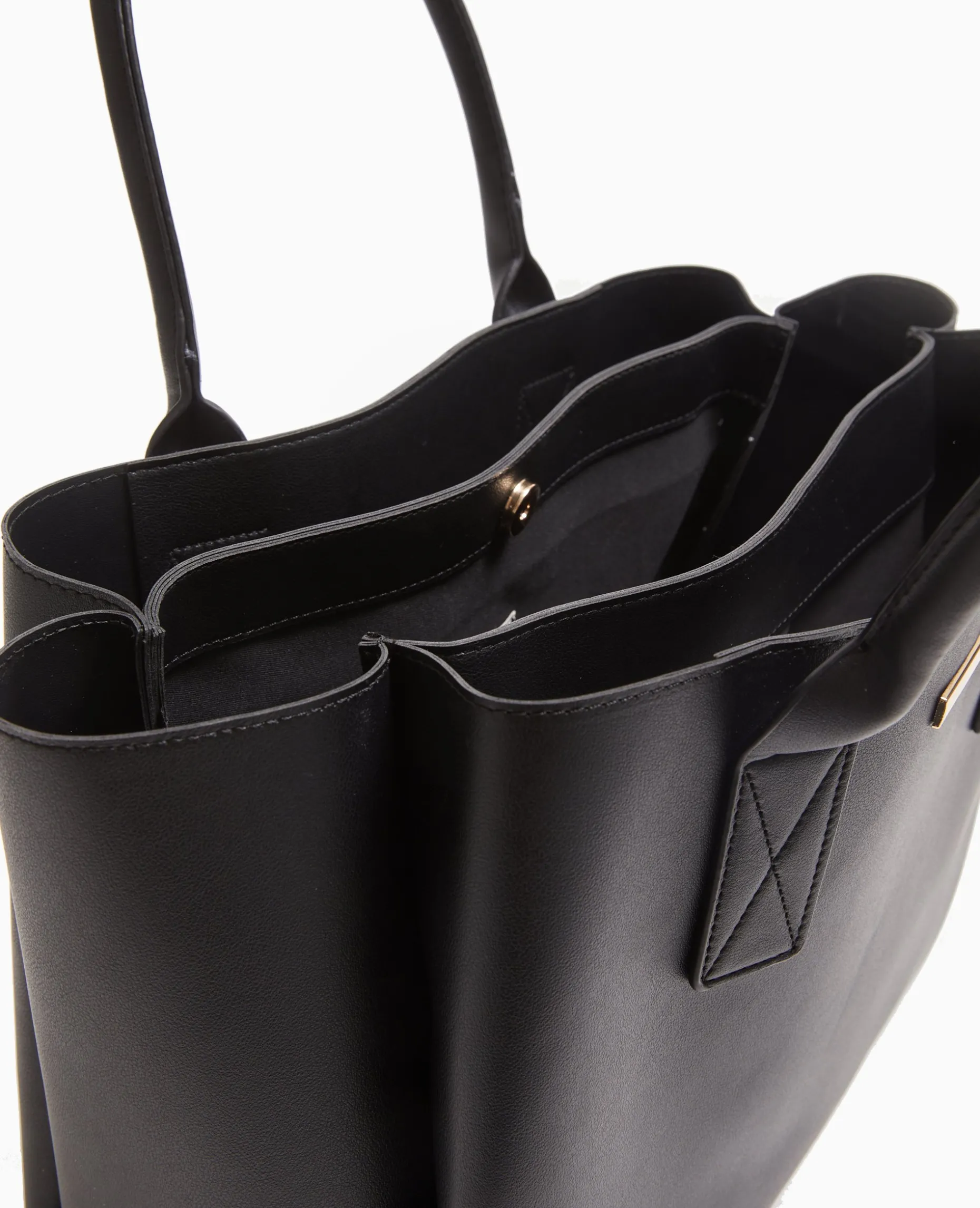 Sac Cabas 3 Compartiments - Noir