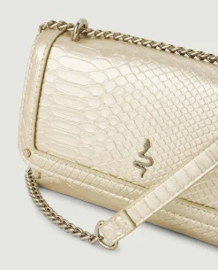 Sac Effet Serpent - Doré